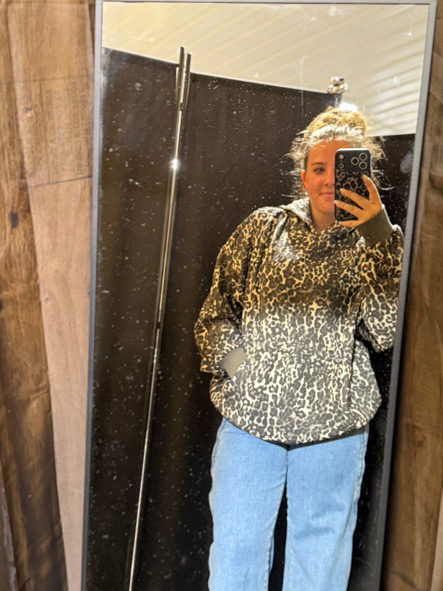 Printed Fleece Hoodie