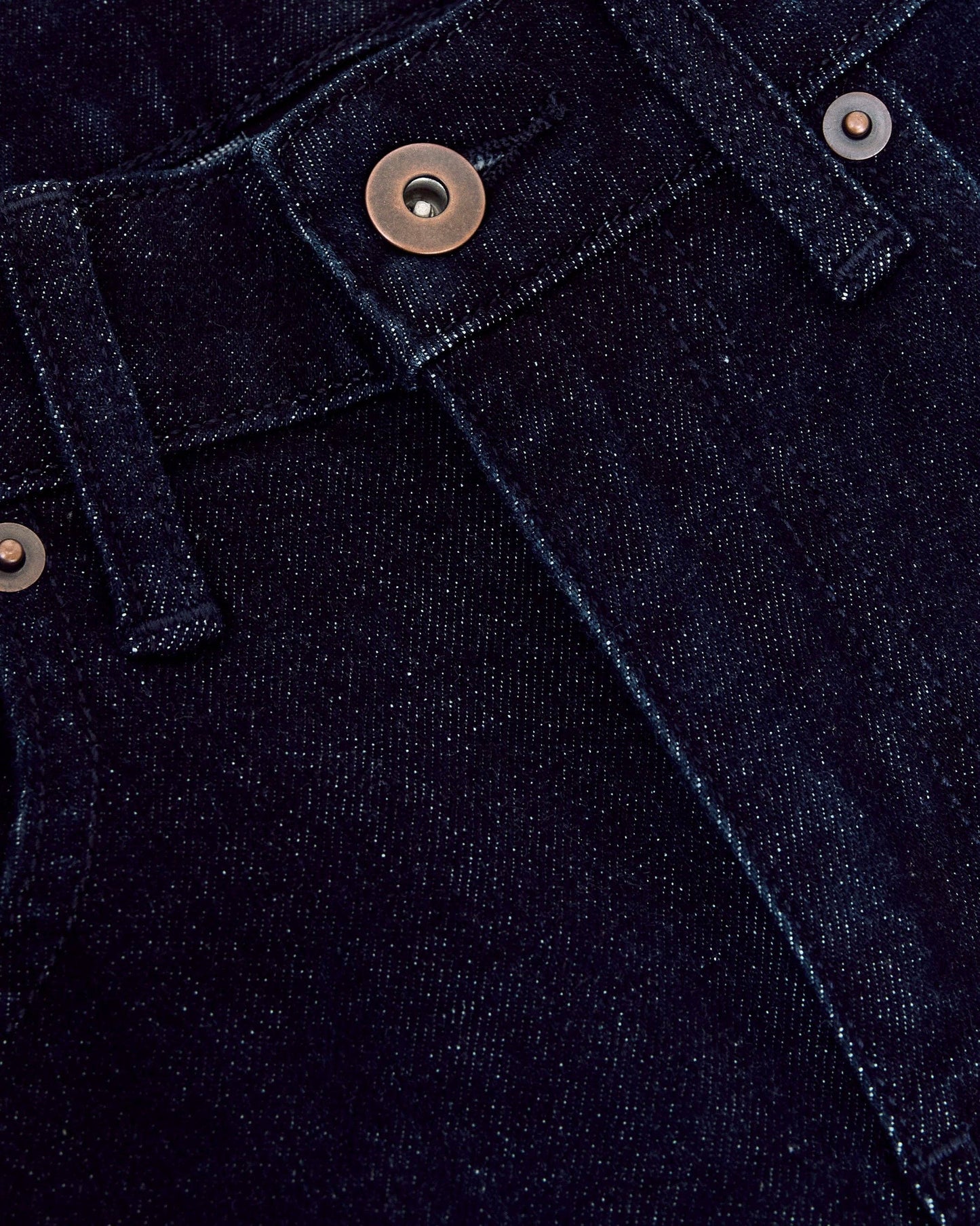 Indigo Rinse Straight Authentic Denim Jeans