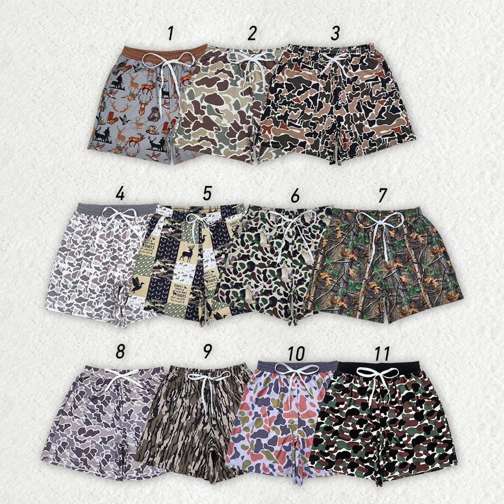 Mens Camouflage Shorts