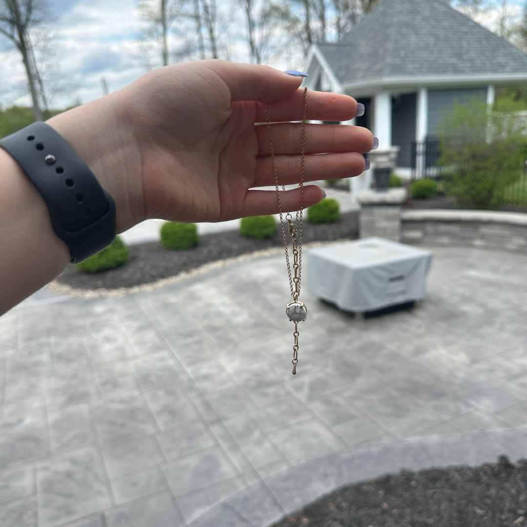 Stone Charm Necklace