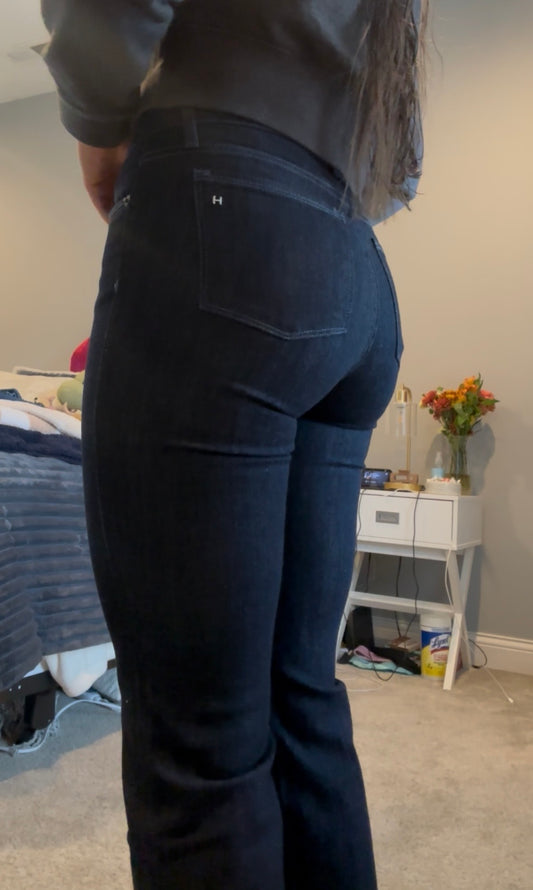 BELLA : Trouser Flare (Midnight) Dusk Blue Haala Denim