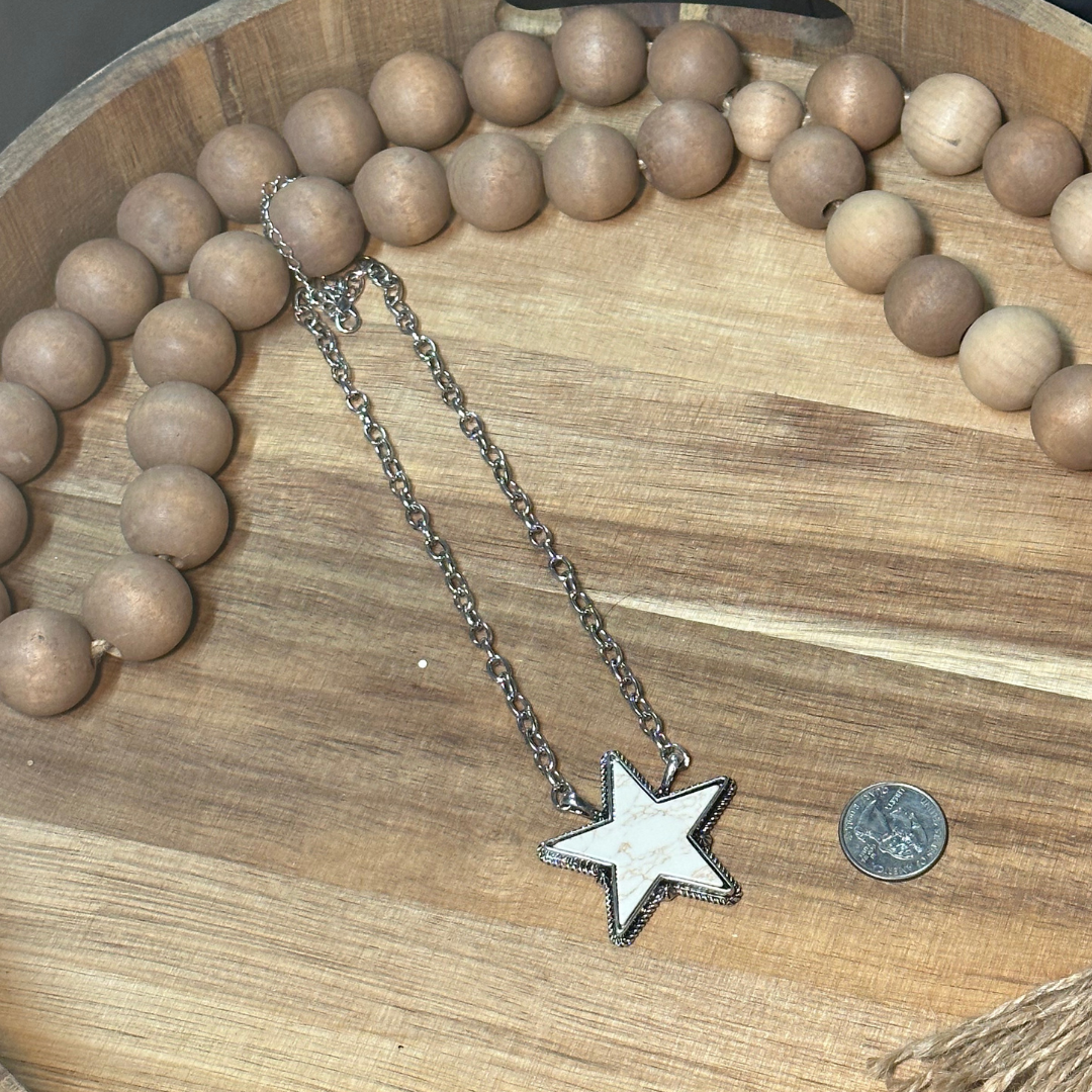 Punchy Star Necklace Western Pendant Necklace