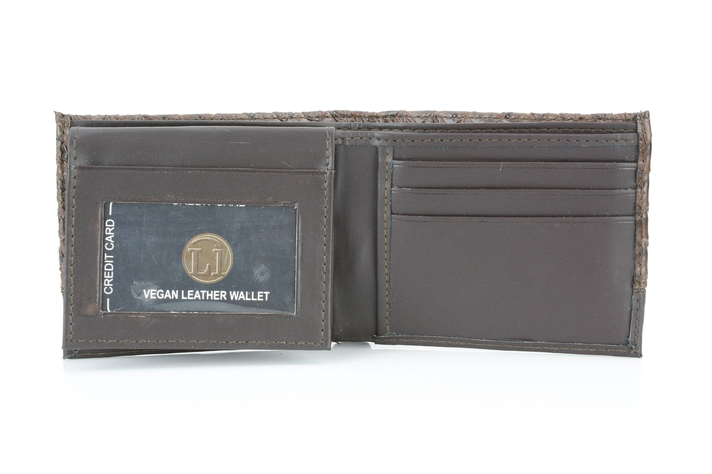 Vegan Woven Pattern Wallet with Solid Band VL 903