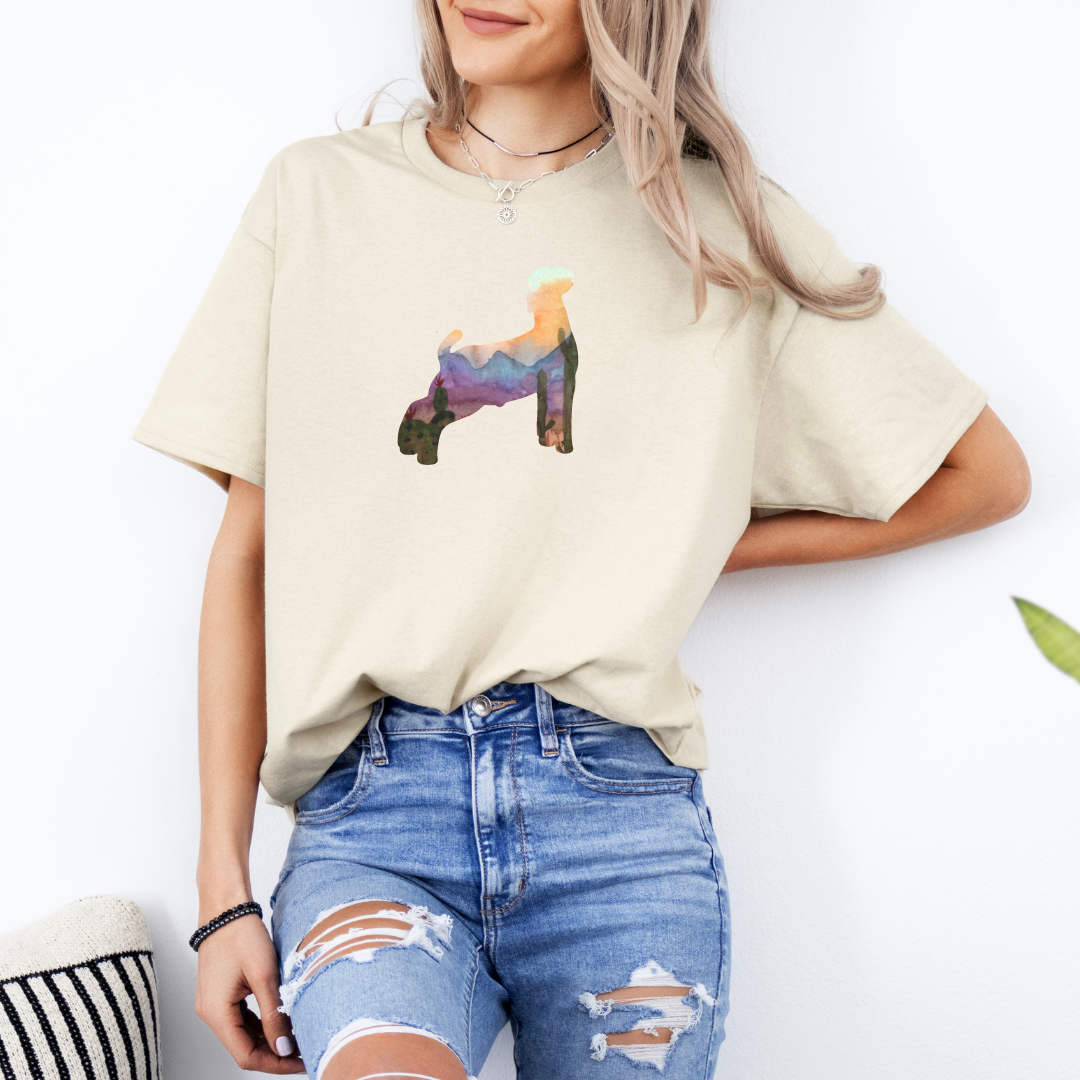 DESERT SCENE LIVESTOCK TSHIRT *4SPECIES