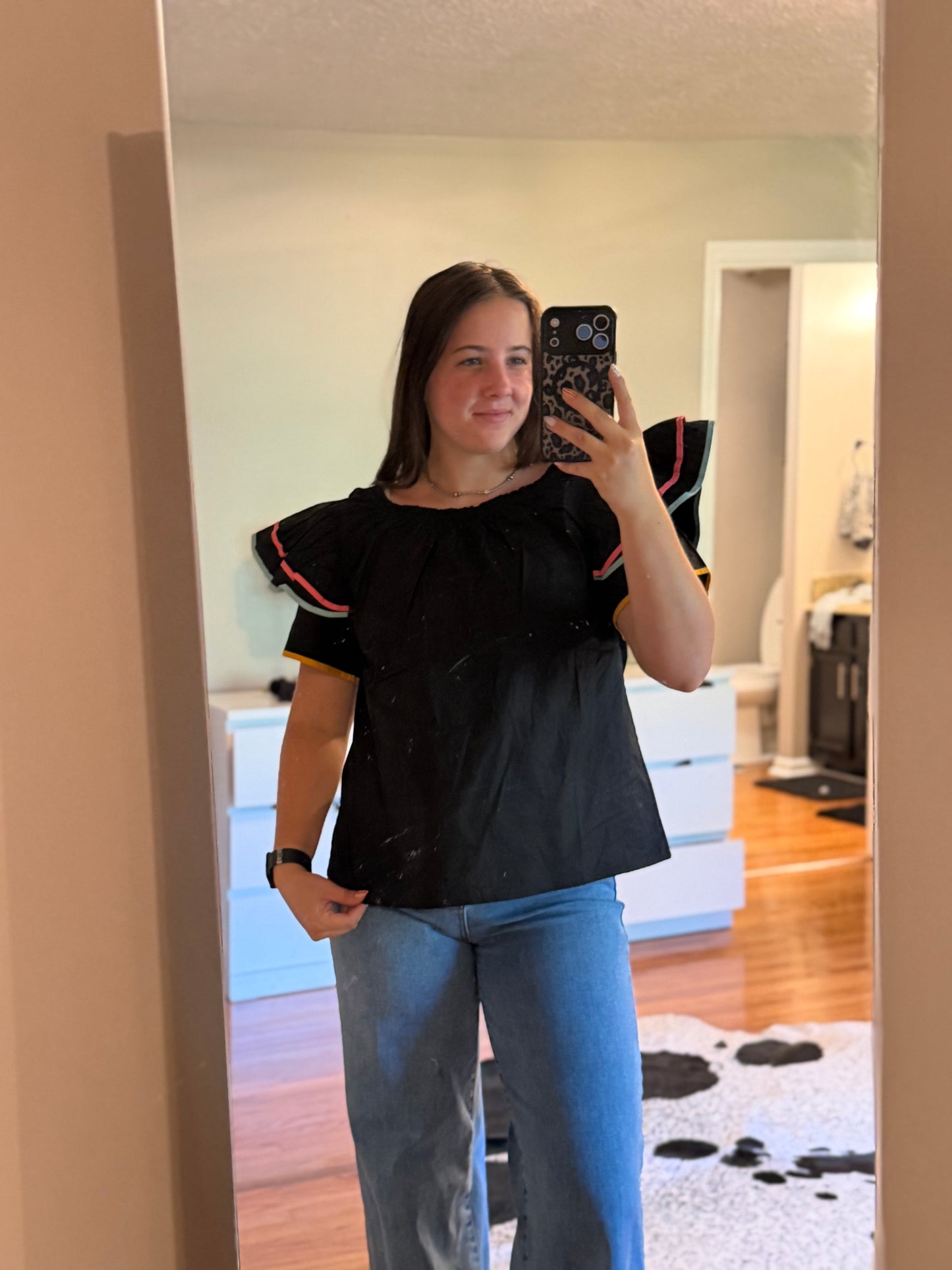 Solid Poplin Blouse