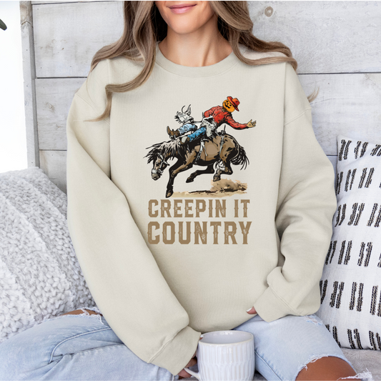 CREEPIN IT COUNTRY TSHIRT/CREWNECK