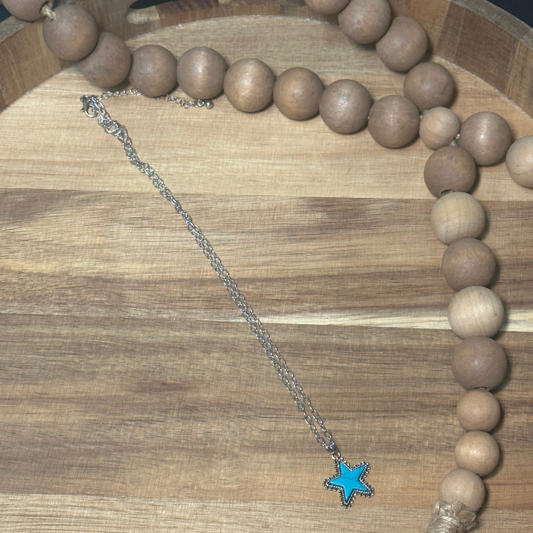 Star Stone Pendant Necklace