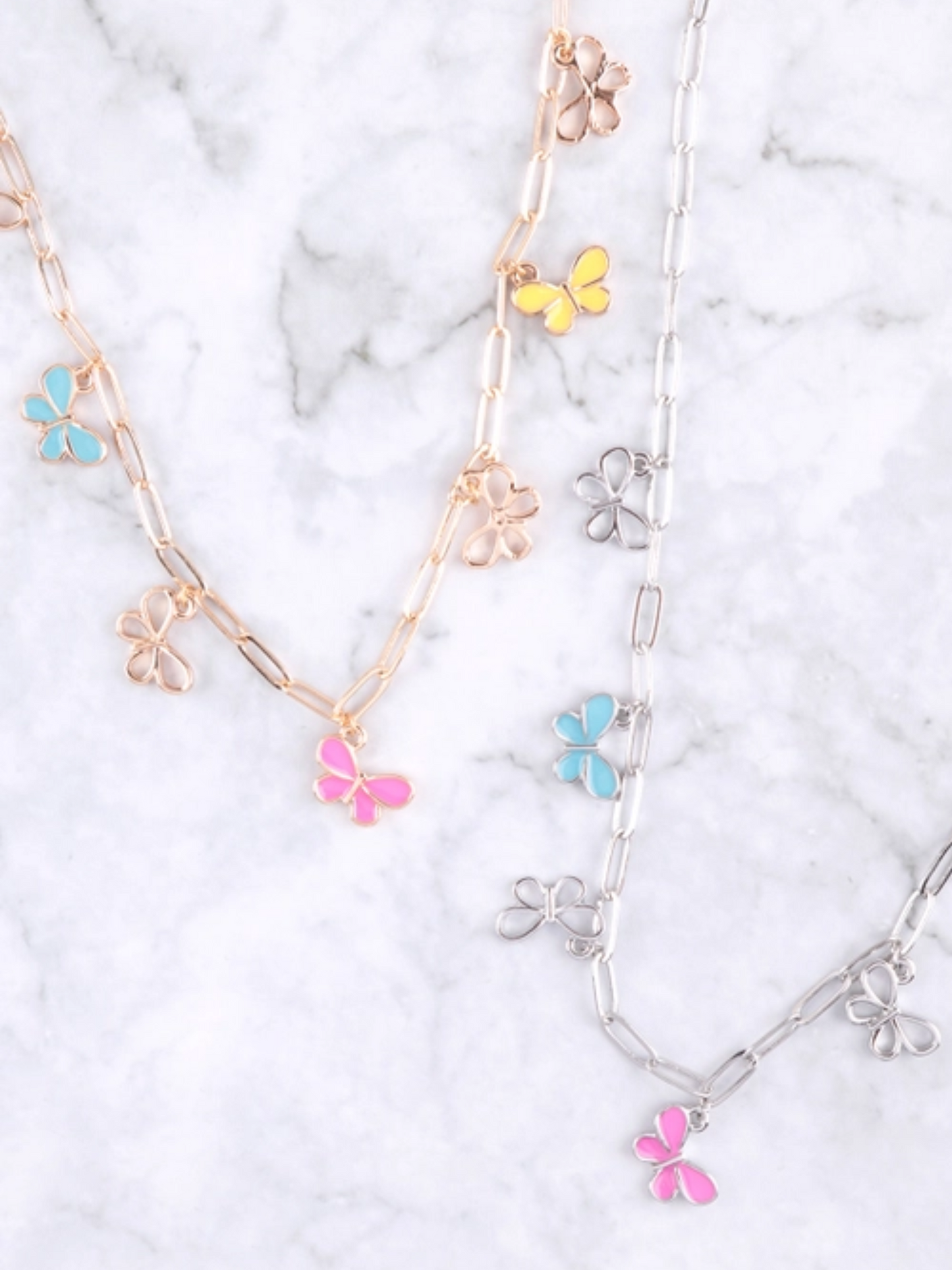 BUTTERFLY DAINTY CHARM NECKLACE