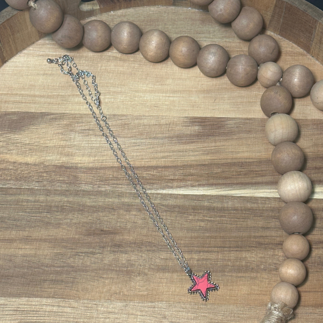 Star Stone Pendant Necklace