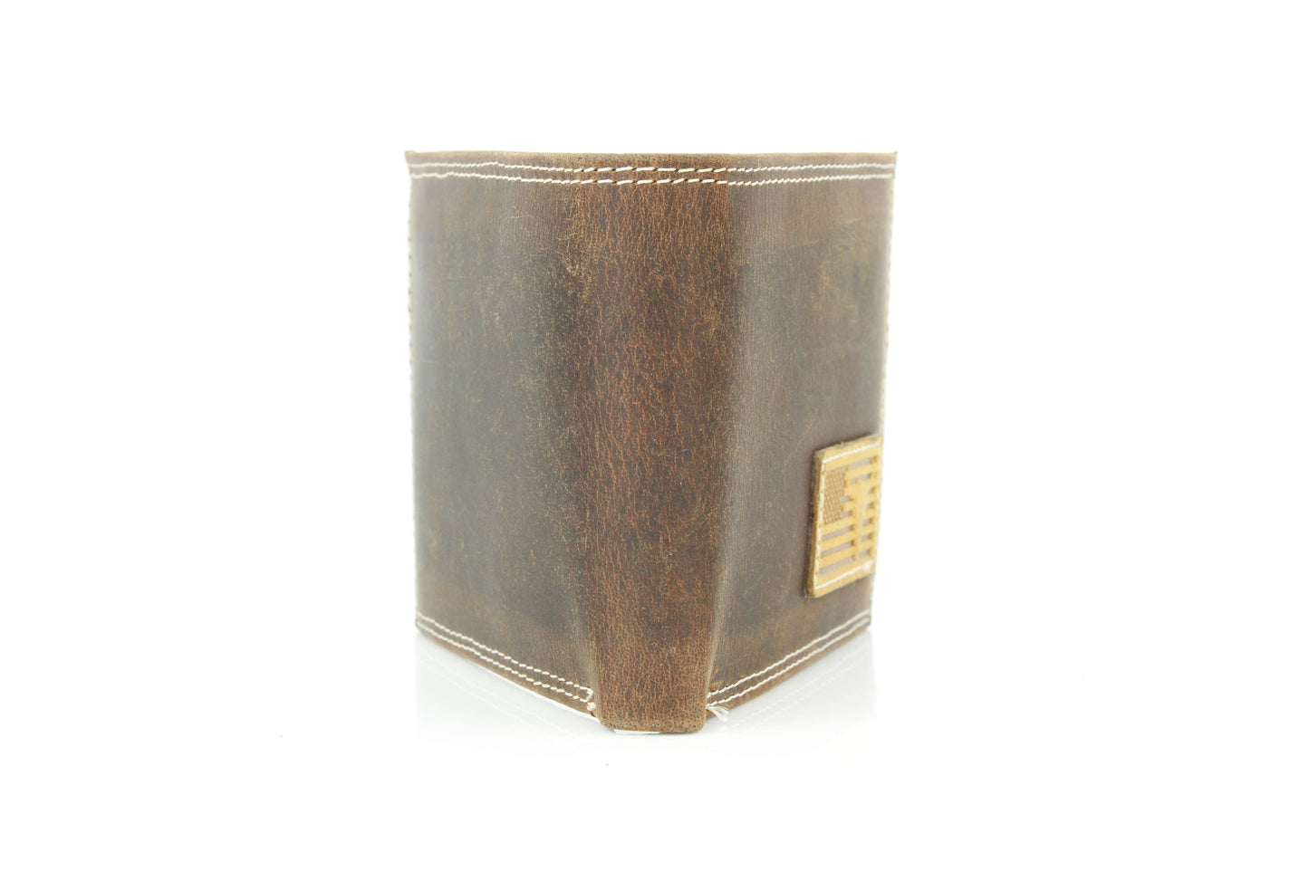 Bi-Fold Wallet with Flag & Bison Skull ABMW 25-2008