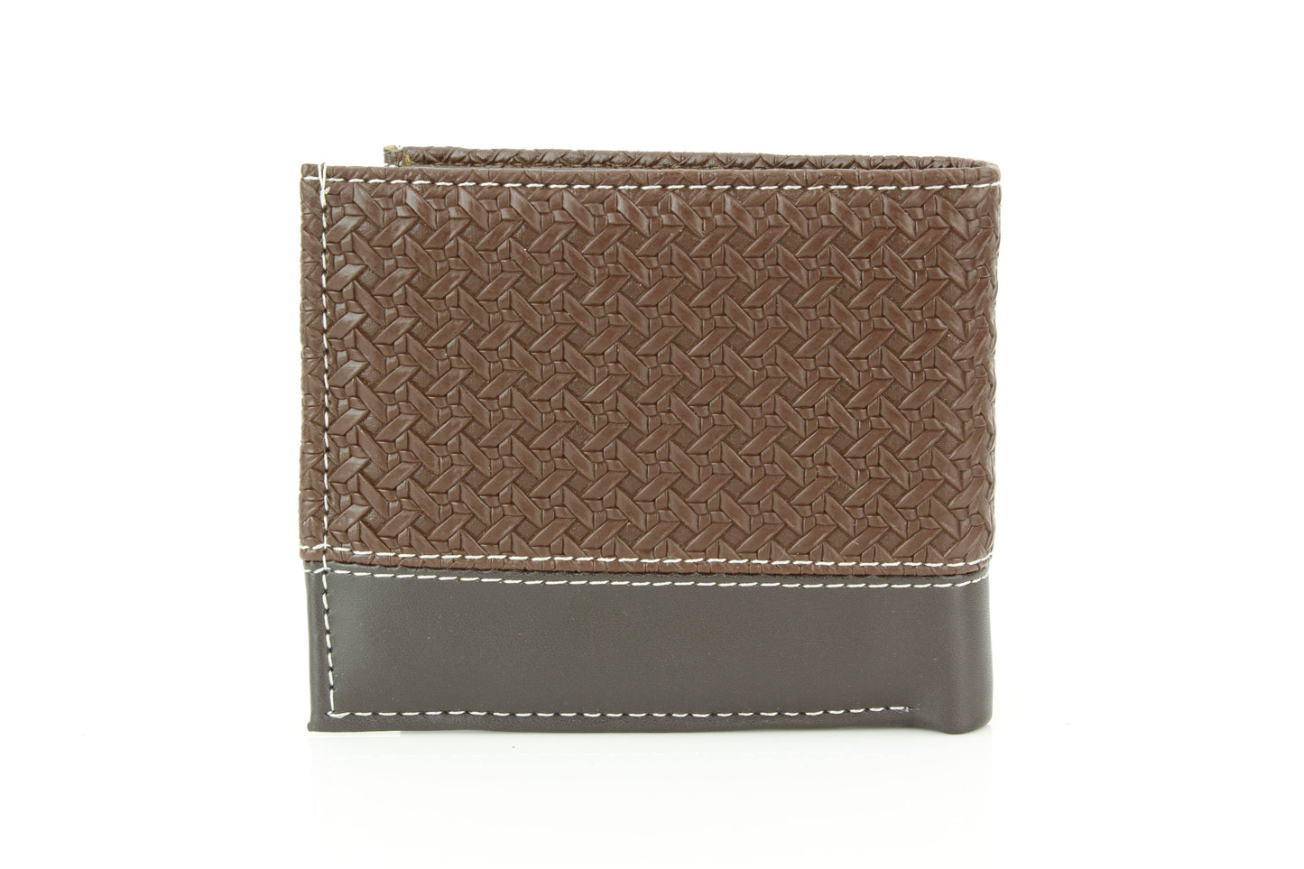 Vegan Braided Wallet with Plain Strip VL 901