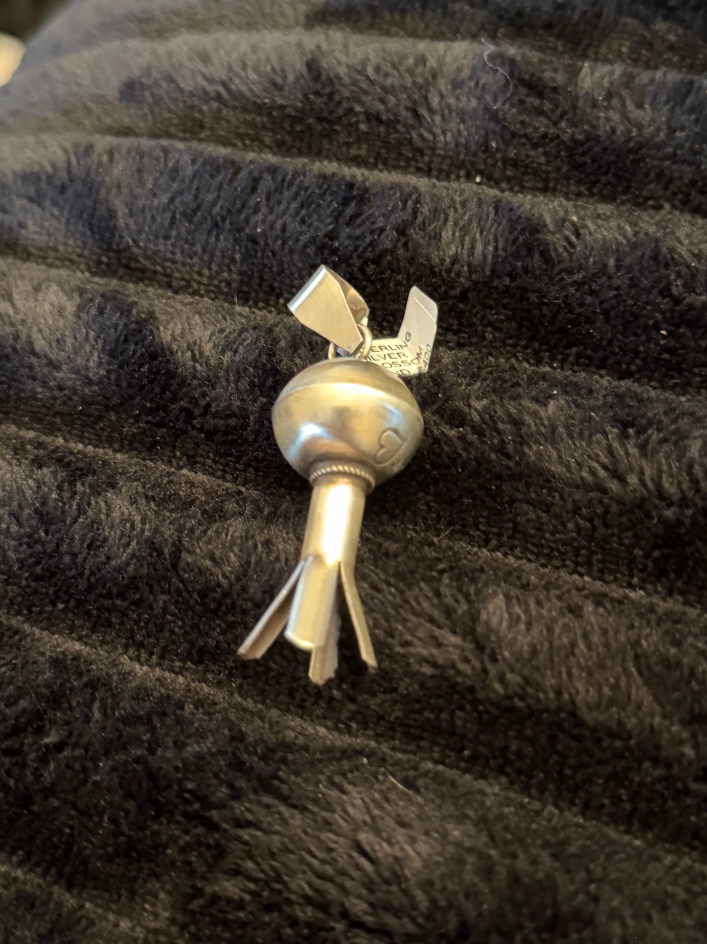 Navajo Handmade Silver Pendant - Monica Smith