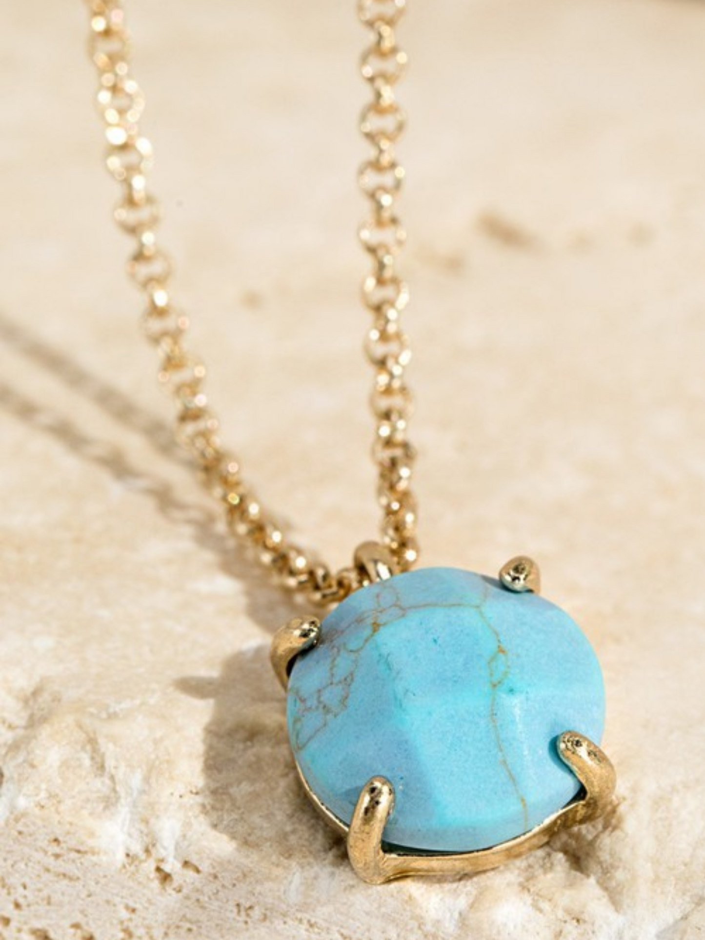 Stone Charm Necklace