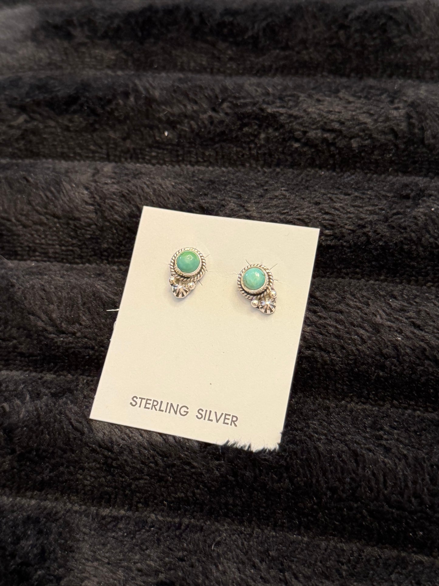 Hada Collection Kingman Turquoise Assorted Earrings