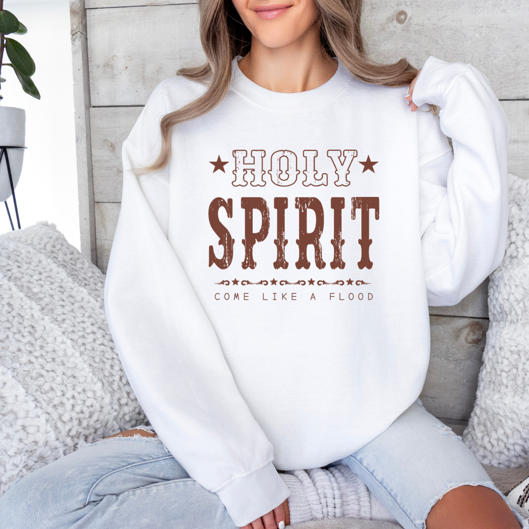 HOLY SPIRIT COME LIKE A FLOOD TSHIRT/CREWNECK