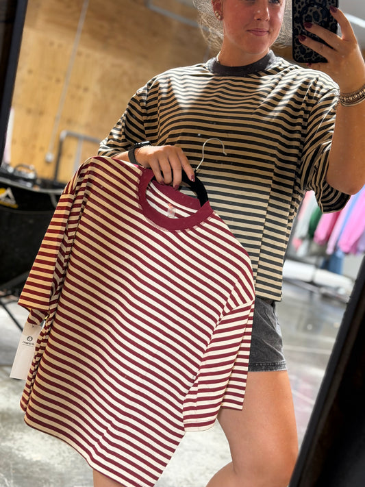 Latitude Striped Tee