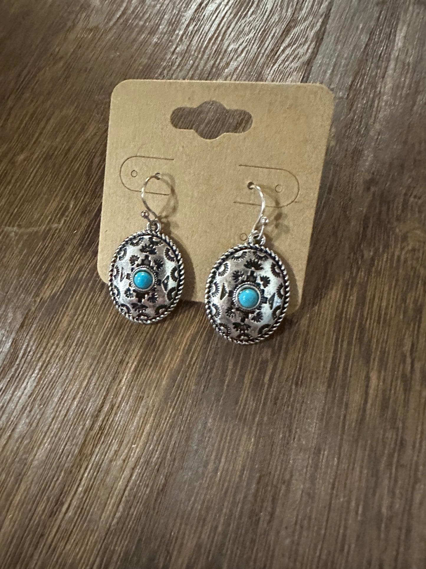 Western Aztec TXR dangle earrings