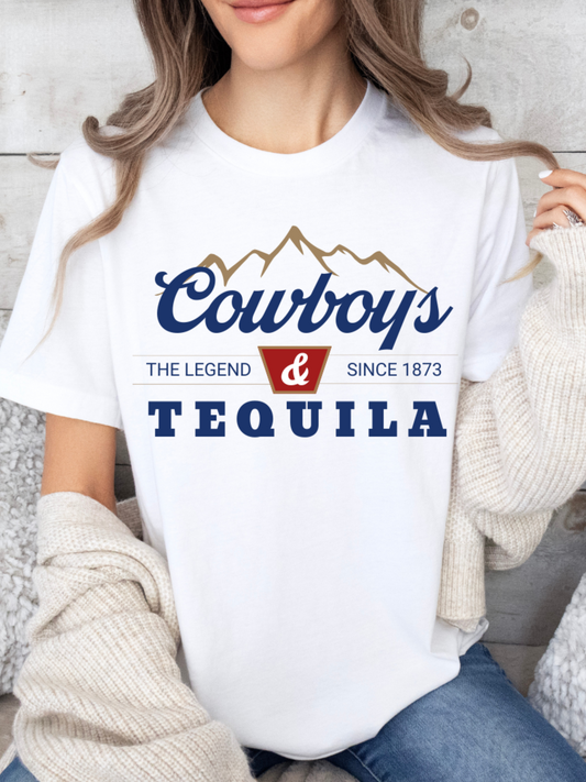 Cowboys  & Tequila Tshirt