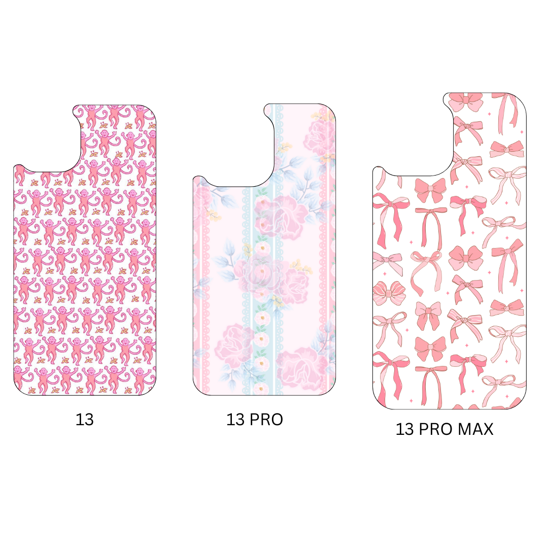 Preppy aesthetic pressed phone case *6OPTIONS *15SIZES