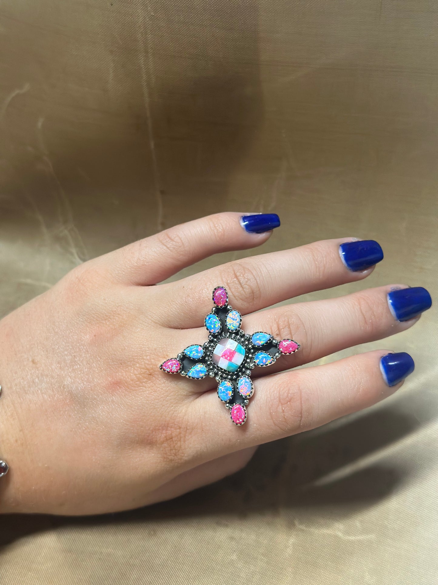 Bold Kandy Multi Colored Sterling Silver Rings |