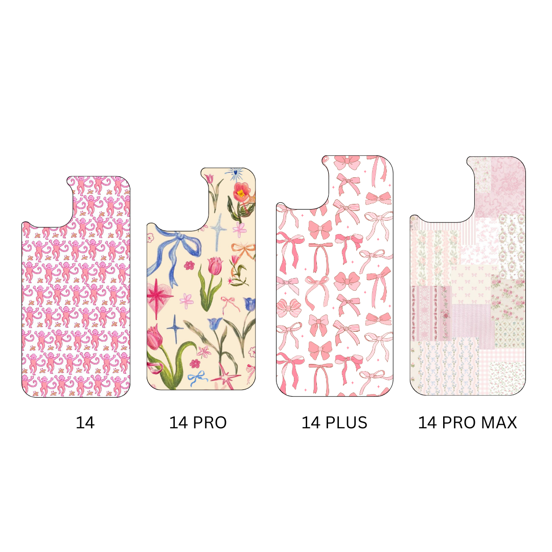 Preppy aesthetic pressed phone case *6OPTIONS *15SIZES