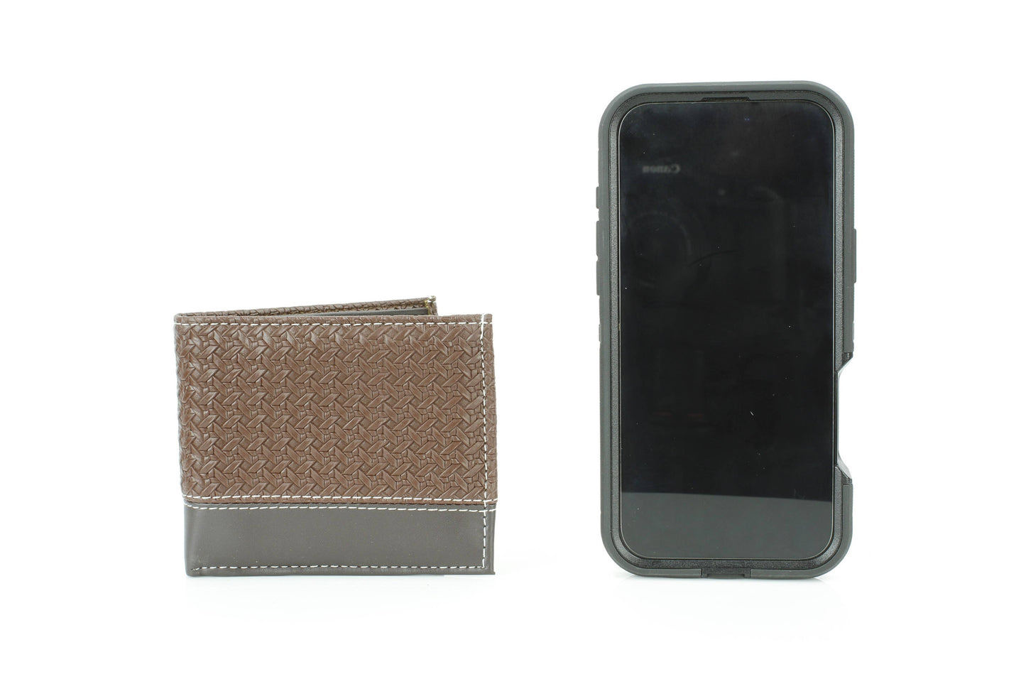 Vegan Braided Wallet with Plain Strip VL 901