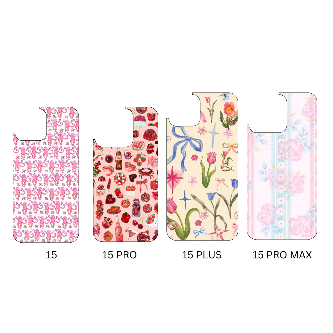 Preppy aesthetic pressed phone case *6OPTIONS *15SIZES