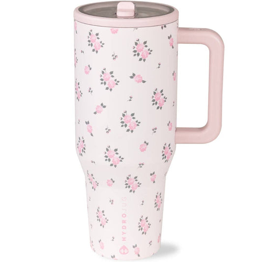 Wildrose Floral 40 oz Traveler Tumbler
