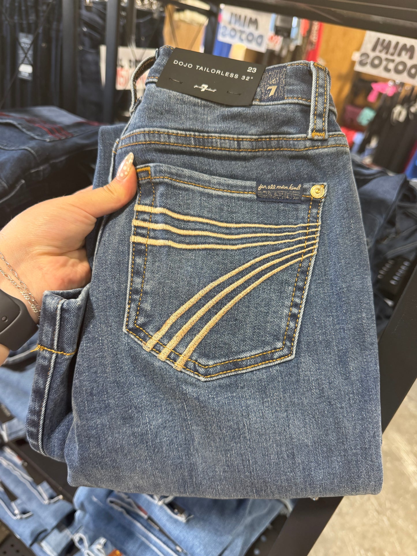 7 FOR ALL MANKIND DOJO JEANS - 3NU - TAILORLESS