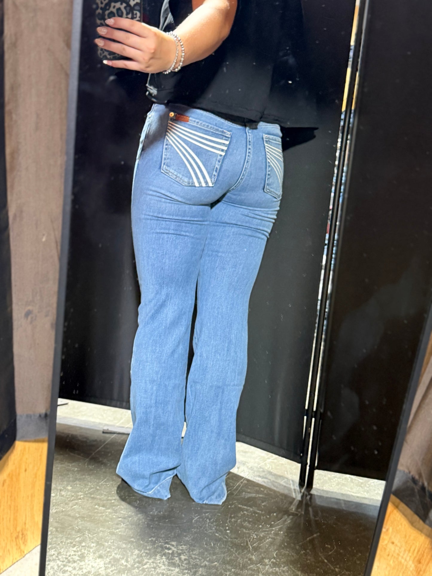 7 FOR ALL MANKIND DOJO JEANS  -  MARINE - 3VN