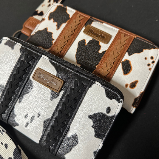 Wrangler Cow Print Wallet