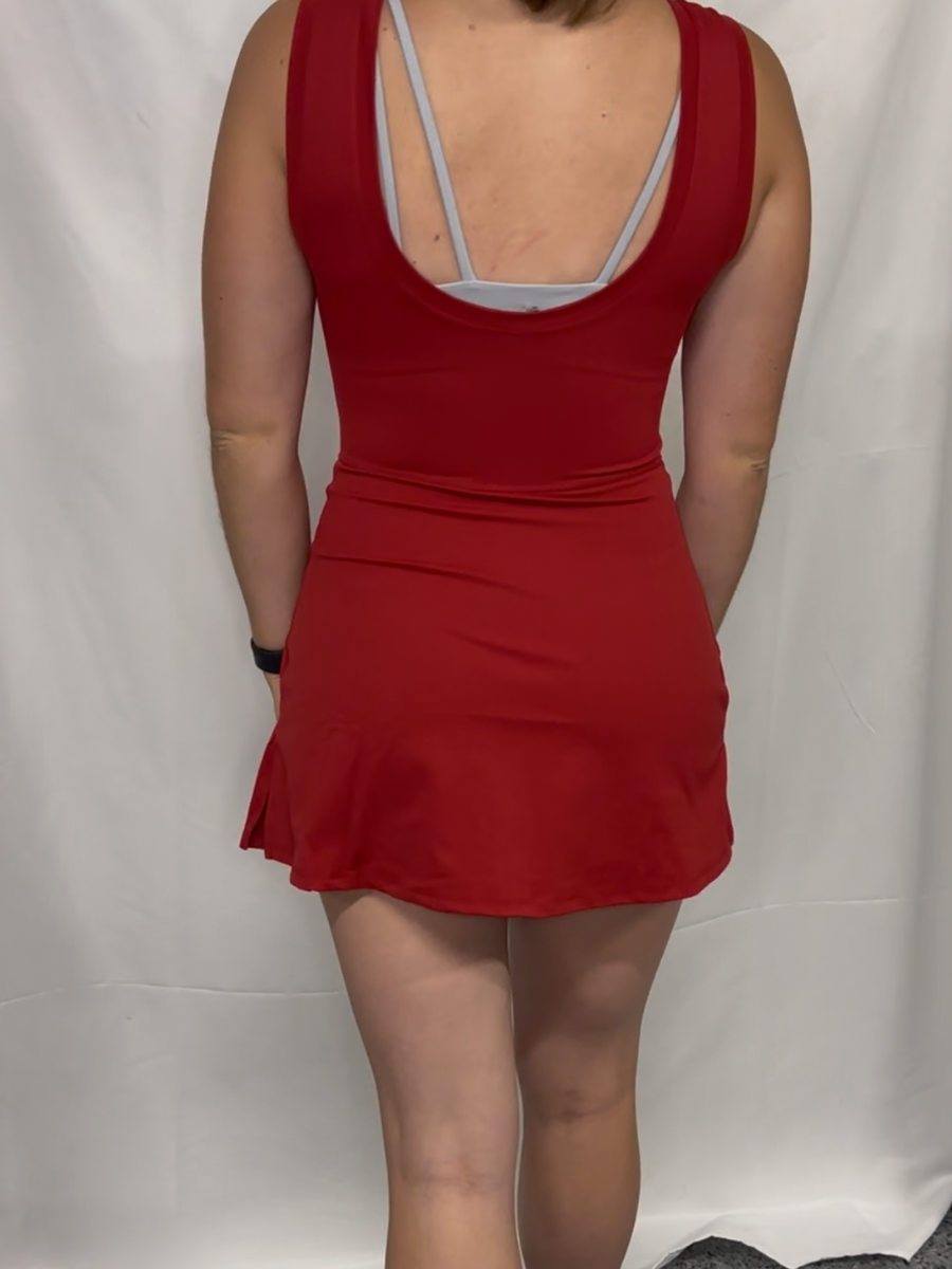 Sleeveless Wrap Tie Front Dress