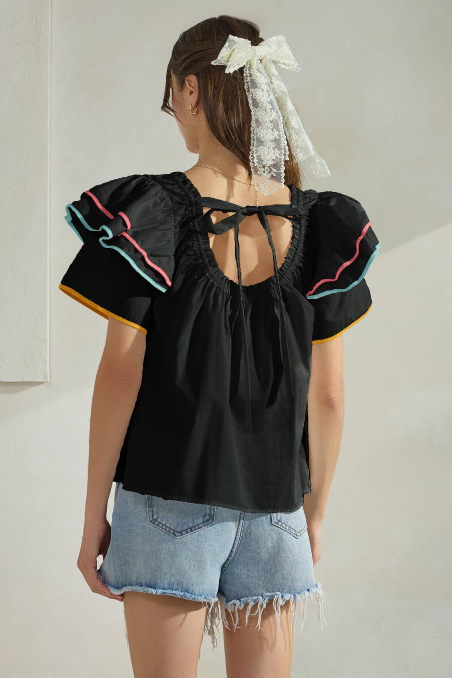 Solid Poplin Blouse