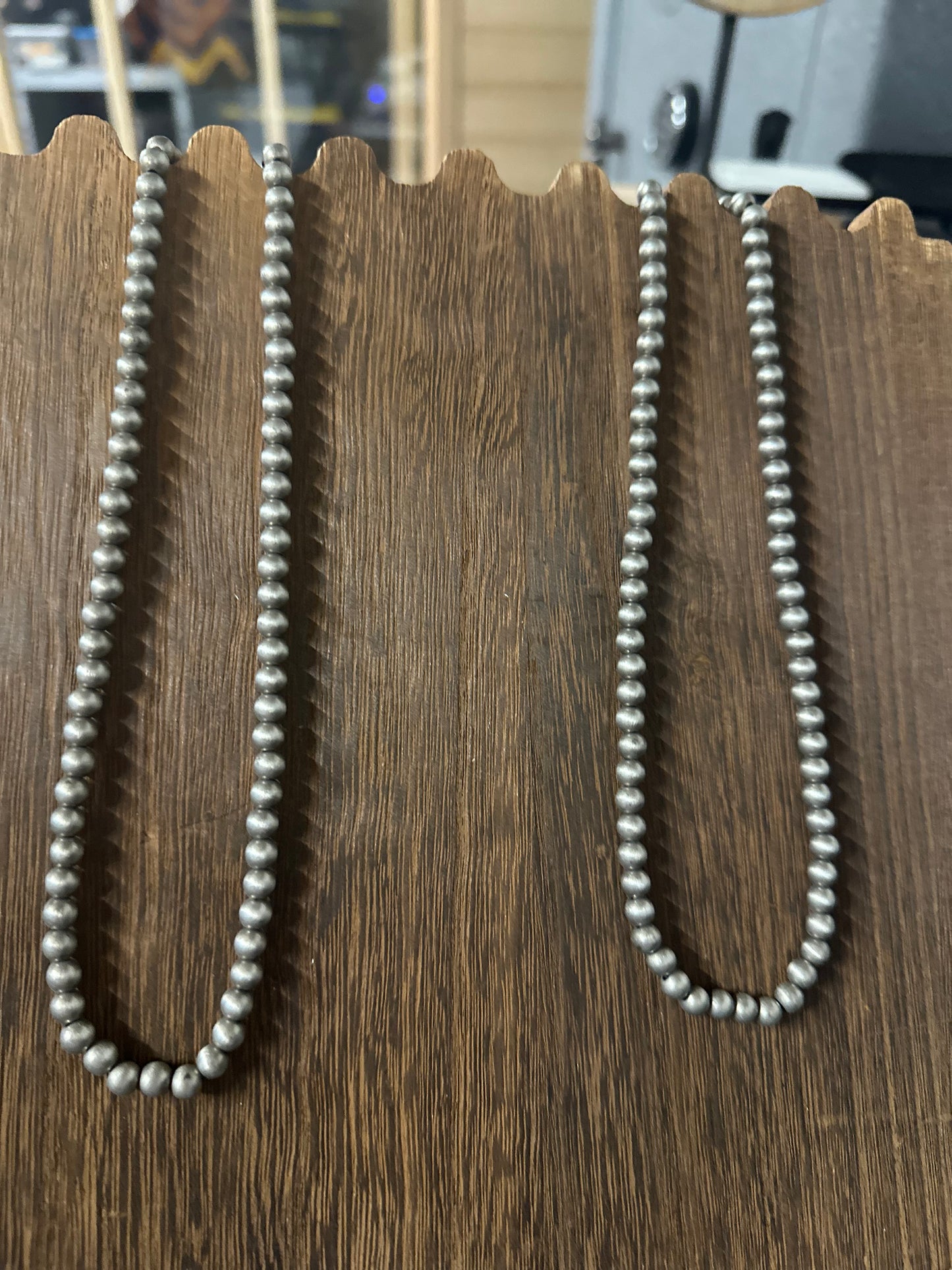 Western 6mm Navajo Style Pearl Necklace