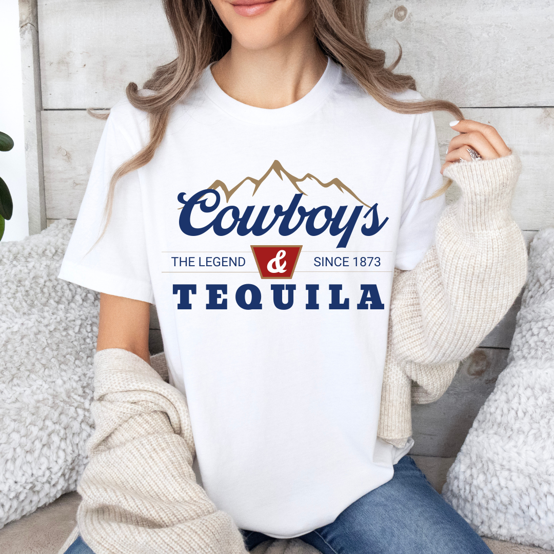 Cowboys  & Tequila Tshirt