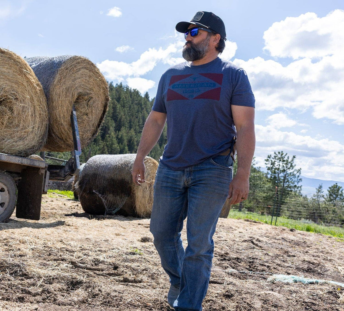 Cattle Co Billboard Mens Tee
