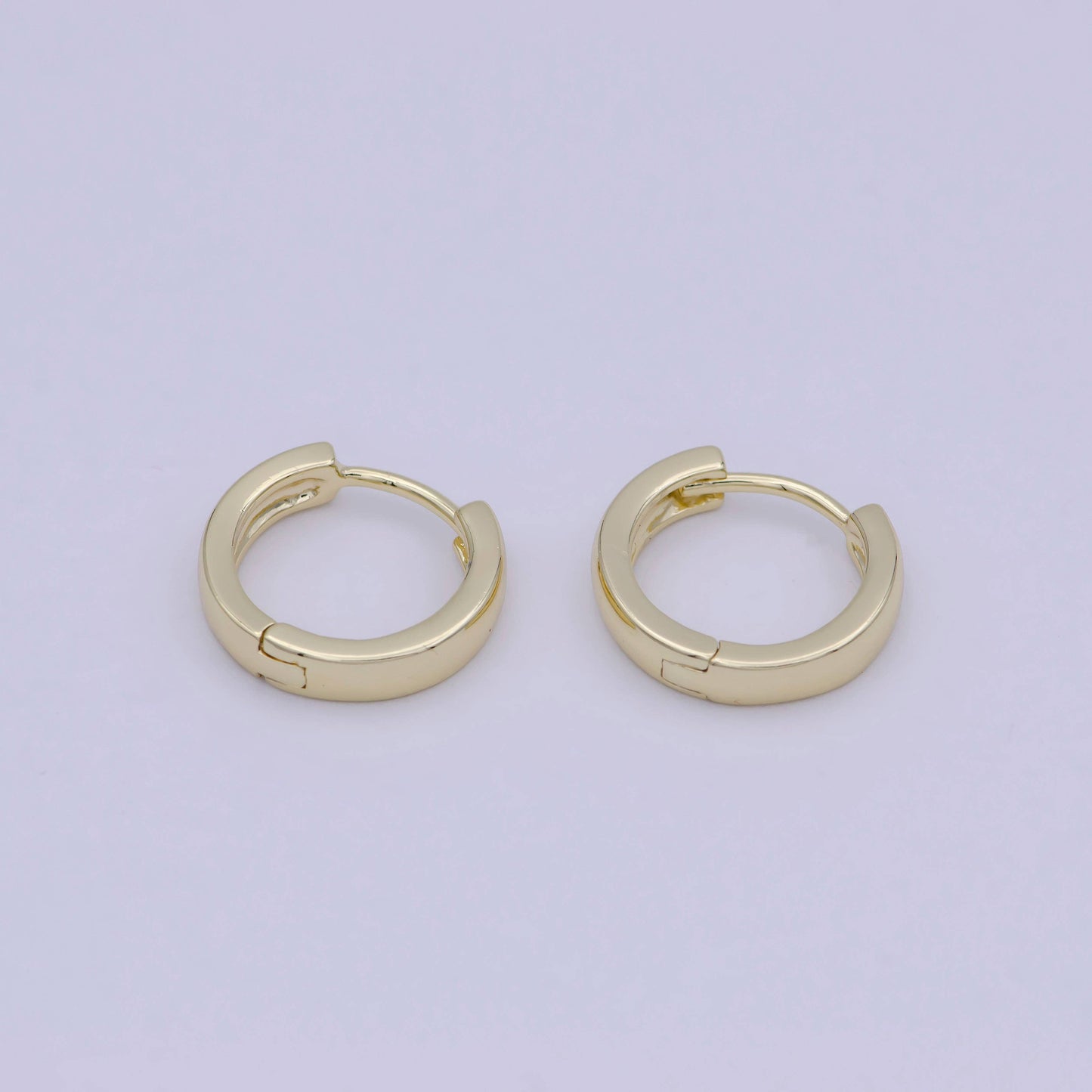 1 PAIR Gold Filled Huggie Hoop Earrings Minimalist Hoop Dainty Earrings Huggie Hoop for Everyday Wear T-305