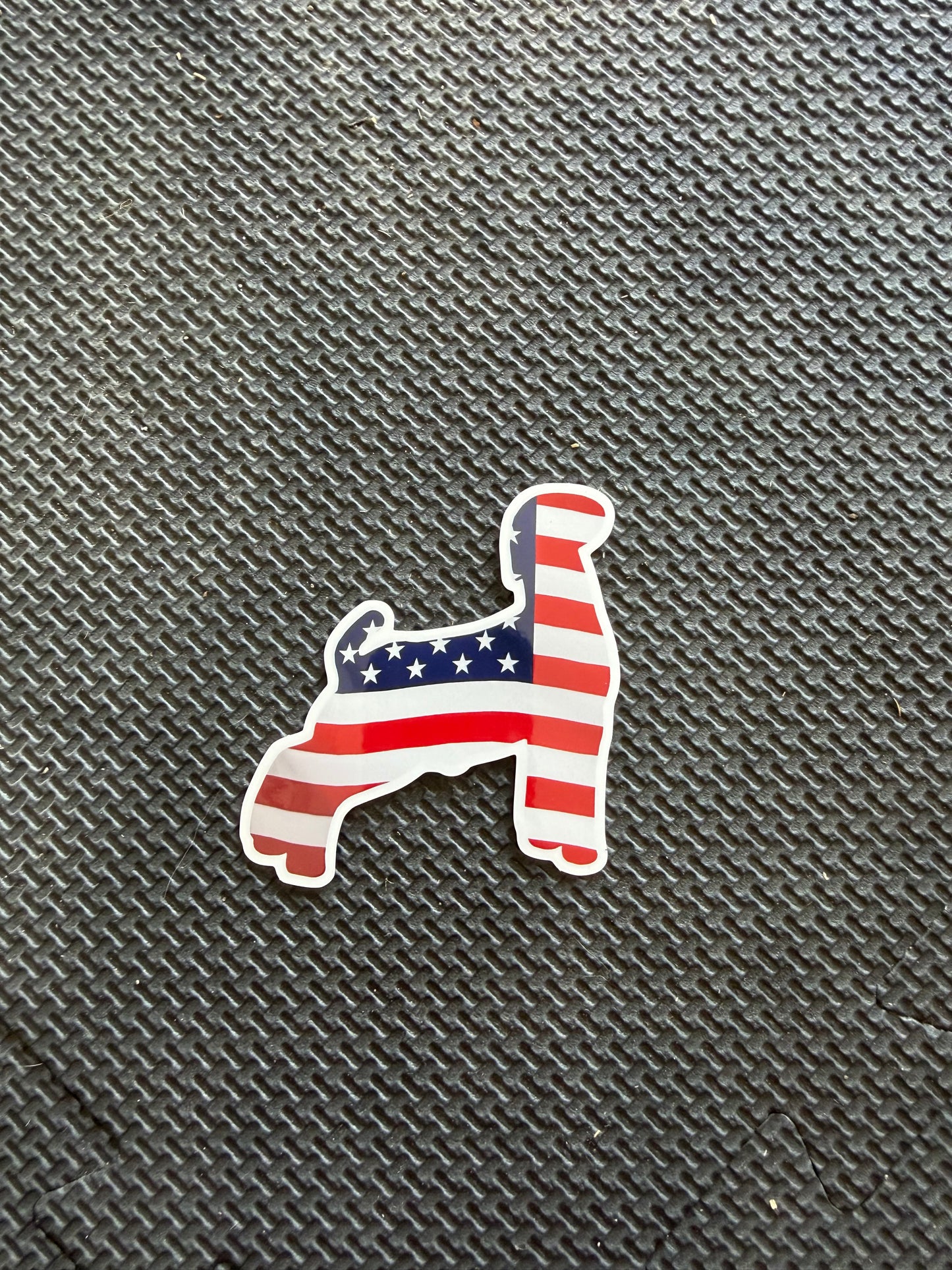 USA print livestock animals - die cut sticker