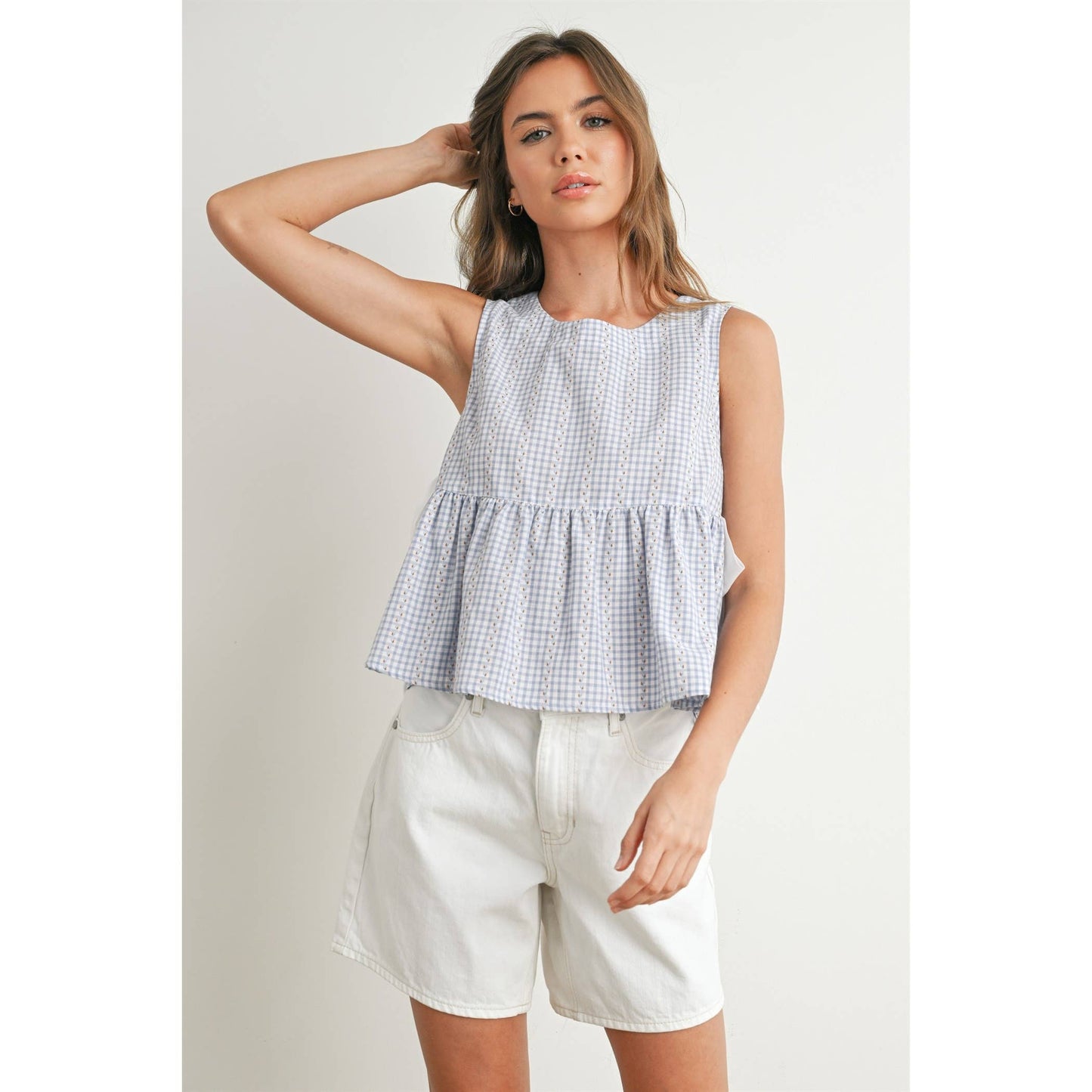 Sky Meadow Peplum Top - BMT7750