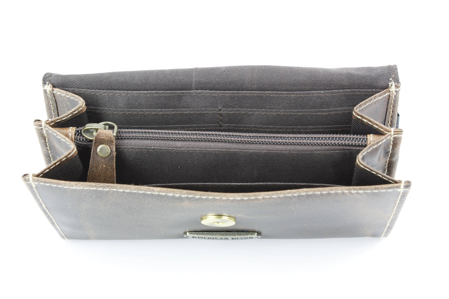 Women’s Brown Turquoise Floral Clutch ABLW 18-2539