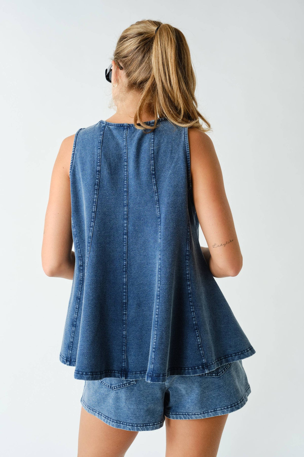 Monterey Soft-Wash Stretch-Denim Leisure Set