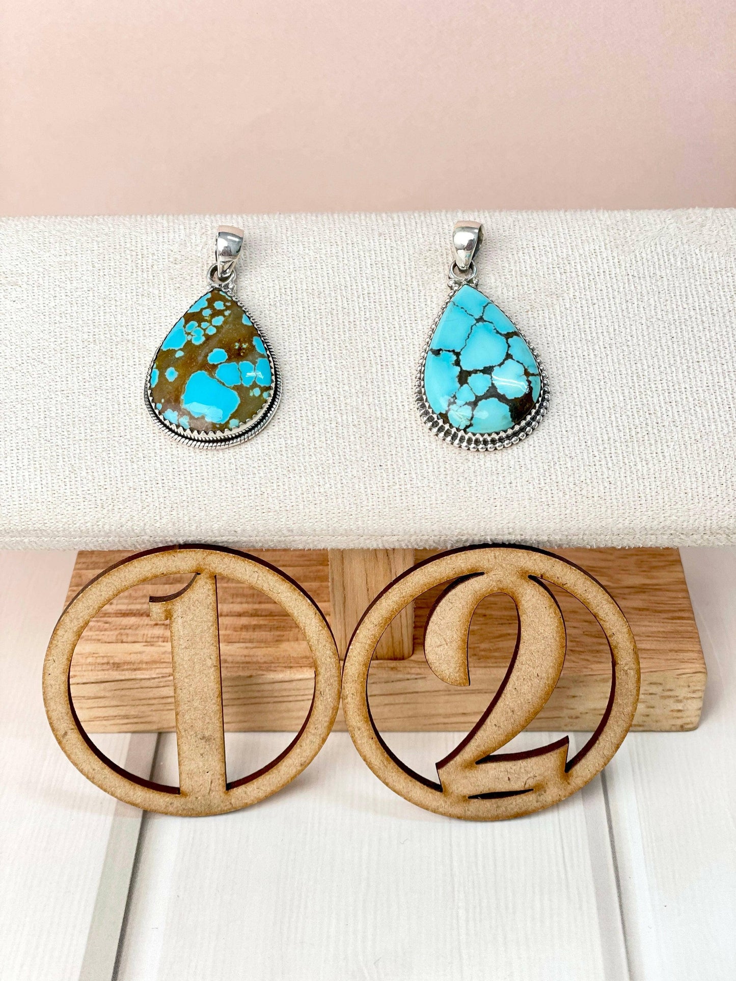 Turquoise Slab Pendants