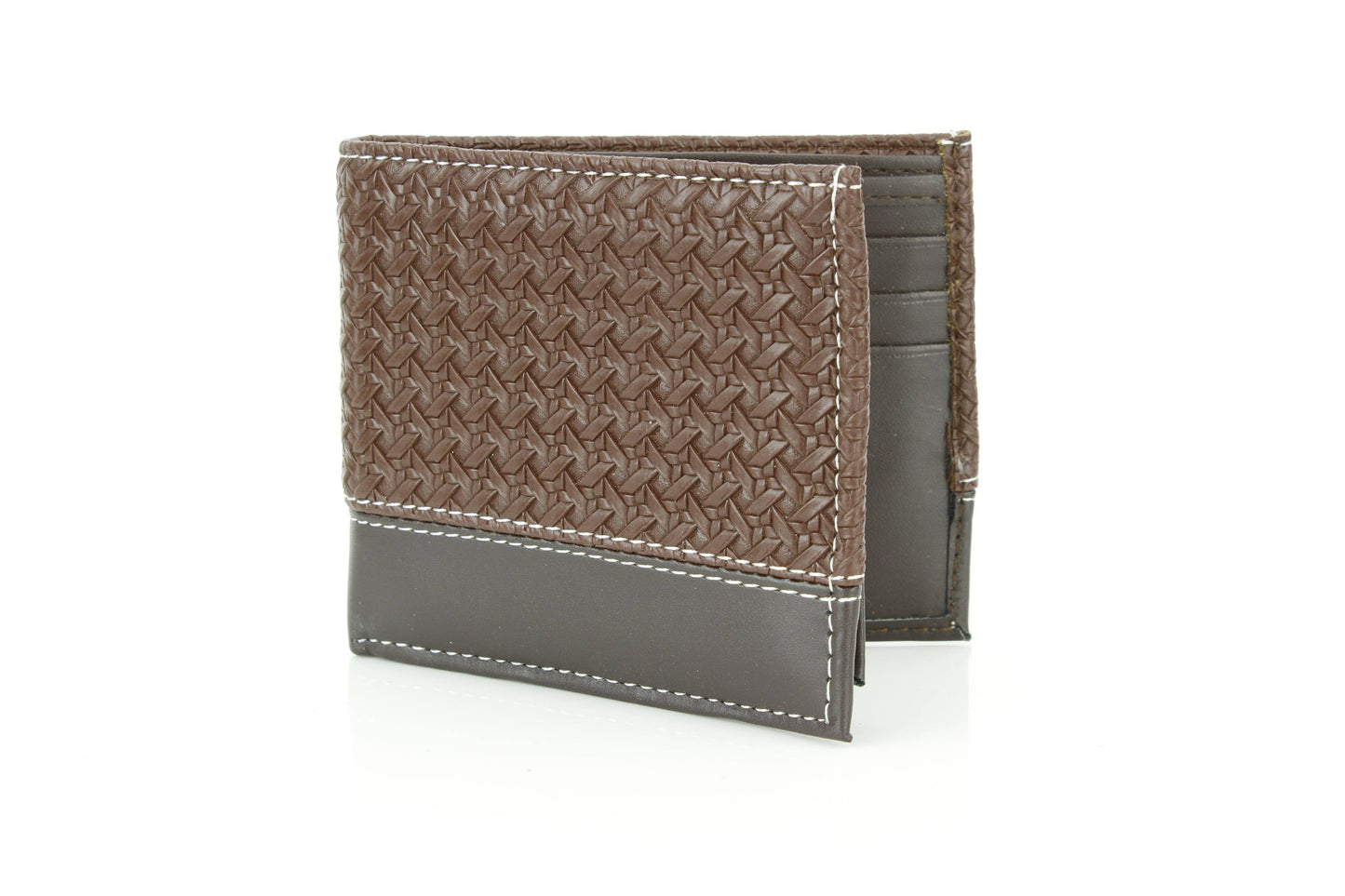 Vegan Braided Wallet with Plain Strip VL 901