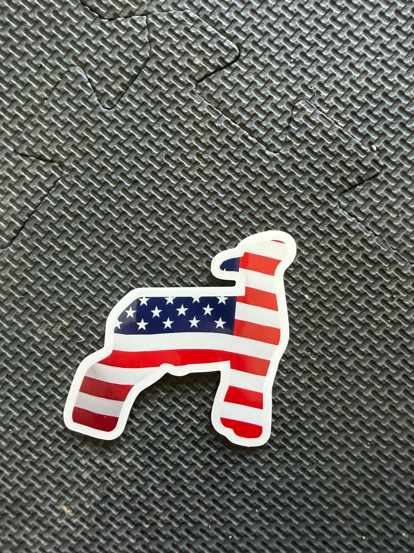 USA print livestock animals - die cut sticker