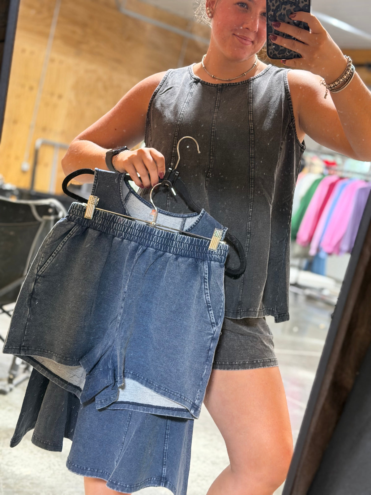 Monterey Soft-Wash Stretch-Denim Leisure Set