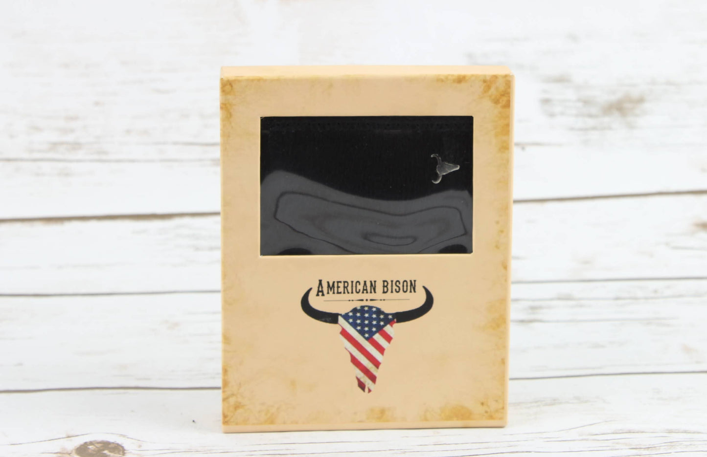 Hair On Hide Men's Wallet In Black AB W01 Black