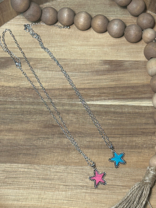 Star Stone Pendant Necklace