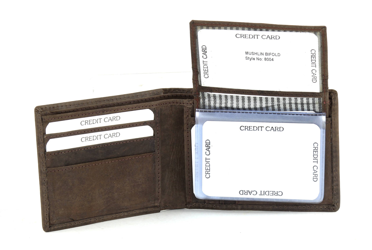 Antique Leather Bi Fold Wallet Style : 8004