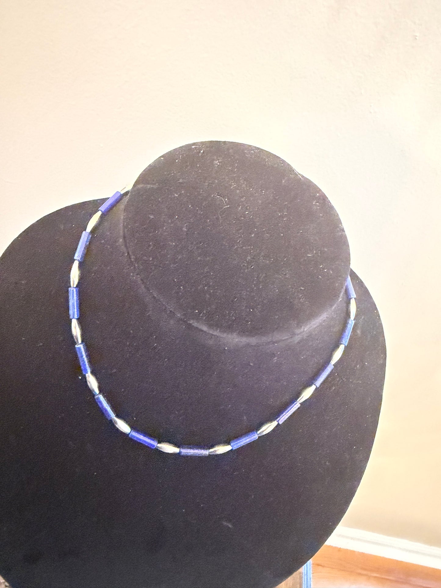 Torpedo x lapis tube necklace
