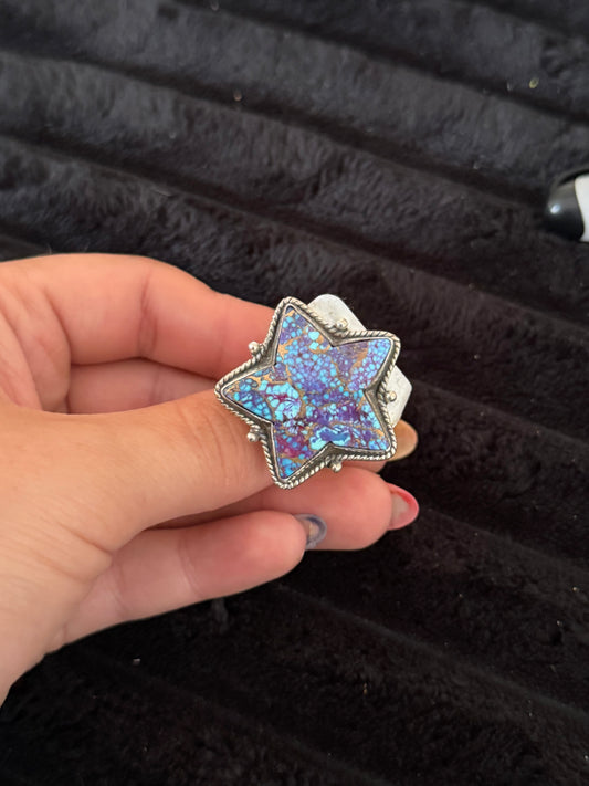 Hada Collection Purple Mojave Adjustable Ring